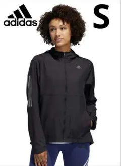 新品‼️adidas ウィンドブレーカー　ランニング　　黒　Sサイズ