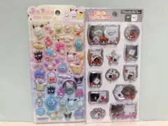 サンエックス　エアインマスコットシール　サンリオうるちゅる2枚セット