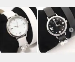 [ピュアパール］FA ラップブレスウォッチ ベルトチャーム&ブレスレットセット