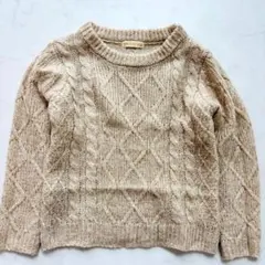 BEAMS HEART ケーブルニット 長袖 38（C601）