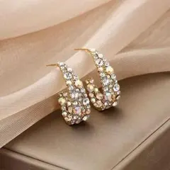 ピアス レディース 人気 金属アレルギー対応スワロフスキー