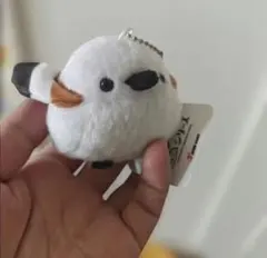 シマエナガ ぬいぐるみ マスコット ボールチェーン付きのサムネイル