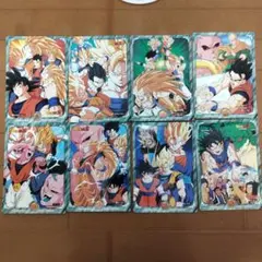 ドラゴンボール ジャンボカードダス 8枚セット