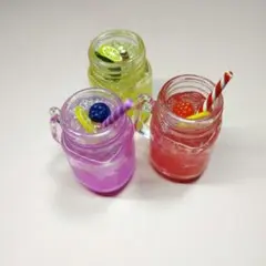 ミニチュア ドリンク 3個セット カプセルトイ