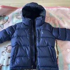 【良品】POLO RALPH LAUREN フード付ダウンジャケット 120cm