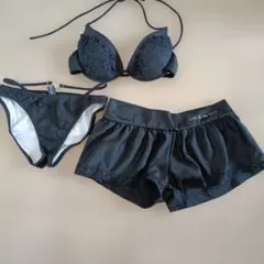 CECIL McBEE 水着 ビキニ 3点セット ブラックMのサムネイル