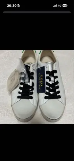 POLO RALPH LAUREN スニーカー ホワイト グリーンのサムネイル