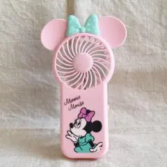 ミニーマウス スタンド付きハンディファン