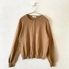 ☆【アースミュージック＆エコロジー】カーディガン 綿100％ フルボタン M