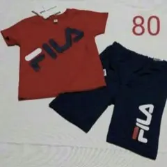 80cm FILAメッシュセットアップ赤