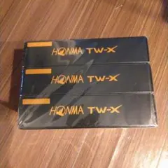 「新品」HONMA TW-X ゴルフボール・ホワイト・3ダース