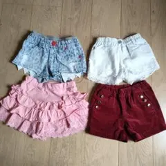 ショートパンツ 110　4点まとめ売り