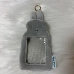 ミッフィー もふもふトレカケース グレー