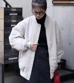 MONO-MART モノマート ボリュームスリーブオーバーサイズ 中綿MA-1