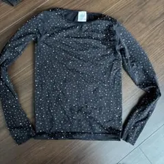 ZARA 黒 スパンコール 長袖カットソー 11-12歳