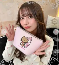 完売　Rady x Hello Kitty　日焼けキティ コラボ ポーチ ピンクのサムネイル