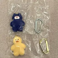 mojojojo フィギュアマスコット　ガチャ Nicky 青ネコ＆ヒヨコ　２点