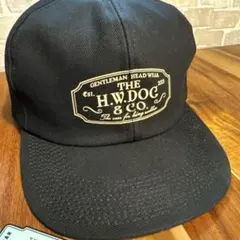 H.W.DOG & COトラッカーキャップ サイズ40 付属シール付き