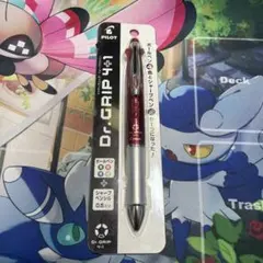 PILOT Dr.GRIP 4+1 多機能ペン ボルドー