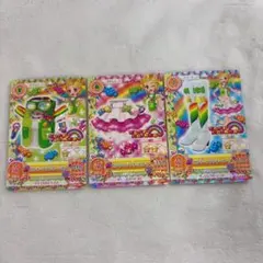 アイカツカード　ピンキーファンキーコーデ　新条ひなき　　ハッピーレインボー