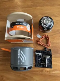 JETBOILZIPバーナー本体美品&専用五徳&新品純正OD缶と保護カバーセット JETBOILZIPバーナー本体美品&専用五徳&新品純正OD缶と保護カバーセット