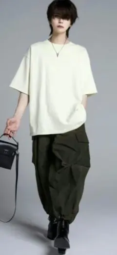 【ワケあり】ADRER アドラー オーバーサイズ Tシャツ オフホワイト