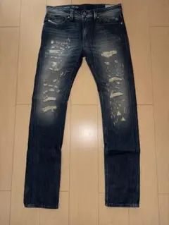 DIESEL THAVAR ダメージ加工 デニム W30 L32