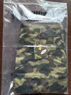 新品未使用 A BATHING APE 1stカモ 緑 カーゴパンツ 初期名作のサムネイル