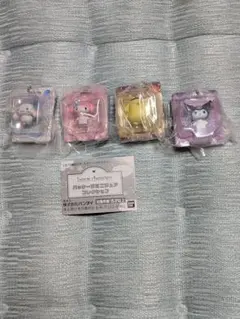 パッケージミニチュアコレクション　プリン　クロミ　マイメロ　シナモ　４個セット