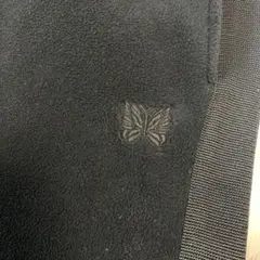 Needles ブラック フリースワイドパンツ Mサイズ
