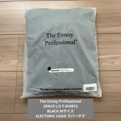Ennoy 2 Pack L/S Tshirt BLACK Mサイズ ラバータグのサムネイル
