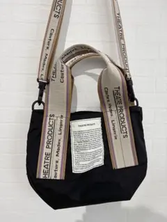 THEATRE PRODUCTS ブラックショルダーバッグ