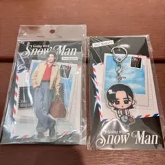 目黒蓮 新品未開封 SnowMan 2026 アクスタ＋ アクキー セット - メルカリ