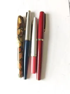廃盤品‼️パーカー Parker 万年筆 廃盤 まとめ売り 黒17 / 赤21 - メルカリ