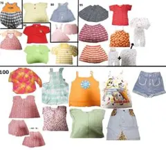 訳アリ　ダンボールいっぱいに詰め込んだ　まとめ売り　子供服 70～100サイズ