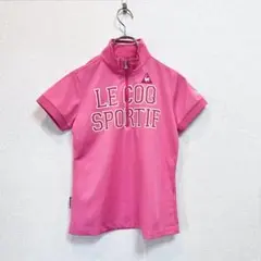 le coq sportif ルコックスポルティフ モックネック　半袖シャツ M