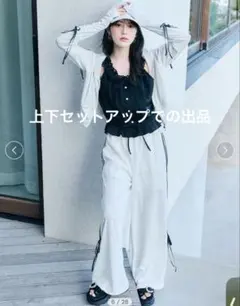 2026 snidel UV ラインパーカー ラインパンツ LUMISHADEのサムネイル