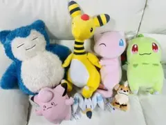 【最新作多数】ポケットモンスター ぬいぐるみ 7種 セット (未使用)