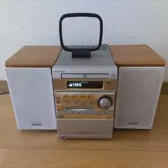 KENWOOD マイクロコンポ 本体 CD MD .カセット.ラジオ - メルカリ