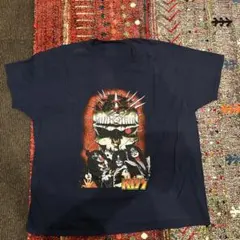 KISS グラフィックTシャツ ネイビー