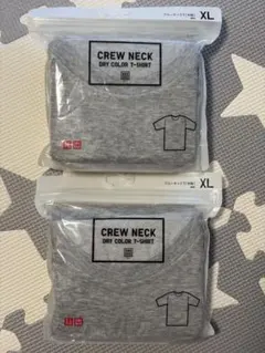 UNIQLO ドライカラークルーネックT（半袖） 2枚セット