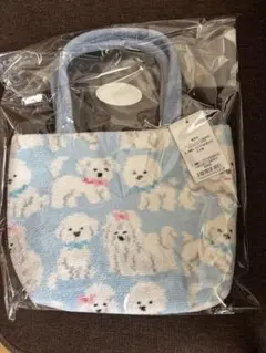 新品未使用】フェイラー モフモフワンチャン バッグ グレー - メルカリ