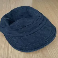 ケユカ　つば広キャップ　ブラック