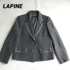 美品　LAPINE　ラピーヌ　テーラードジャケット　フォーマル　11号　黒