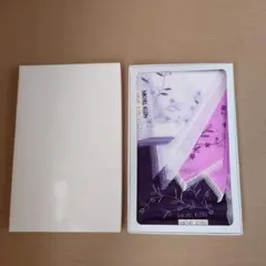 未使用 MICHEL KLEIN ハンカチ 3枚セット 花柄刺繍 専用箱なし