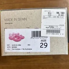 IGOR BOND サンダル トランスルーセント フューシャ 29