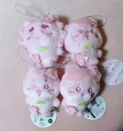 ちいかわ ぬいぱれっと さくらいろ マスコット 全4種 コンプリートセット