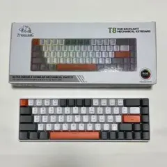 ZIYOU LANG T8 メカニカルキーボード グレー×ホワイト