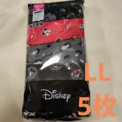 Disney ミッキー トランクス 5枚 LL　前開き　新品　ディズニー　メンズ