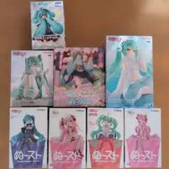 初音ミク　プライズフィギュアまとめ売り　桜ミク　シナモロール　猫耳　ファンシー 初音ミク プライズフィギュアまとめ売り 桜ミク シナモロール 猫耳